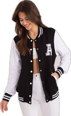 Fall Varsity Sports Outerwear, College Style Long Sleeve Sports Outerwear, Fall College Style Track Jacket For Sports, Fall Sports Track Jacket In College Style, Hooded Varsity Jacket For Fall Sports, Collegiate Hooded Sports Outerwear, Long Sleeve Track Jacket For Fall Sports, Fall Long Sleeve Track Jacket For Sports, Sporty Long Sleeve Varsity Jacket For Streetwear