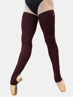 Plum Long Dance Leg Warmers MP907 for Women and Men by Atelier della Danza MP Flexible Footless Winter Leg Warmers, Footless Winter Leg Warmers, Winter Footless Tights, Stretch Footless Dancewear Legwear, Fitted Footless Dance Legwear, Fitted Dancewear Bottoms For Barre, Fitted Footless Dancewear Legwear, Footless Ballet Bottoms For Dance, Ballet Dance Bottoms Footless