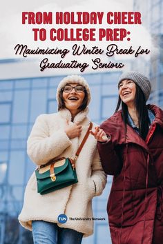 Here are some key insights, tips, and useful information for seniors to make the most out of their winter break and prep for college.