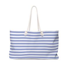 White Beach Bag For Vacation, Large Capacity Blue Beach Bag, Casual Blue Beach Bag For Poolside, Blue Casual Bags For Vacation, Casual Blue Bags For Vacation, Blue Tote Bag For Vacation, Blue Tote Bag For Beach, Blue Rectangular Beach Bag For Travel, Blue Summer Bags For Vacation