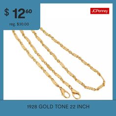 A stunning piece, this gold tone handmade 22-inch face mask chain holder with lobster clasp hangs freely when not in use & effortlessly keeps your mask fit the way you like it. This chain necklace prevents having to put your mask in your pocket or on contaminated surfaces, lowering the risk of contagion.Jewelry Closure: Lobster ClaspMetal Color: Gold ToneChain Length: 22 InchChain Construction: LinkCare: Wipe CleanMetal: AlloyNecklace Type: Facemask HoldersCountry of Origin: Made in US Face Mask Holder, Mask Holder, Mask Chain, Face Mask, Chain Necklace, Gold Tones, Mask, Pendant Necklace, Chain