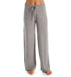 This extremely soft cashmere lounge pant will have you walking on cloud 9! Knit fabric has a light feel so it's not too warm. Loose fitting style. Covered elastic waistband with drawstring. Drawstring ties at center front. Pants sit at the natural waistline. Grade A, Inner Mongolian yarn cashmere. Kitten-soft 2-ply knit makes these comfortable enough for cool evenings. Drapes beautifully against your skin. Lightweight for sleep and lounge. Please Note: Taller rise (11") produces a full-length pa Relaxed Fit Cashmere Pants For Loungewear, Comfortable Soft Knit Bottoms For Lounging, Relaxed Fit Cashmere Bottoms For Loungewear, Cozy Cashmere Lounge Bottoms, Comfortable Soft Knit Lounge Bottoms, Cashmere Wide Leg Loungewear Pants, Wide Leg Cashmere Pants For Loungewear, Wide Leg Cashmere Lounge Pants, Cashmere Wide Leg Loungewear Bottoms