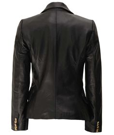 Women's Black Kim Leather Blazer
Step into the spotlight with a blazer that doesn’t follow trends—it sets them. The Kardashian Double-Breasted Leather Blazer isn’t just a jacket; it’s your statement piece. Cropped for a daring silhouette and tailored with precision, it blends unapologetic edge with everyday utility. Three bold exterior pockets and an internal stash space are ready to hold more than just essentials—they carry your attitude. This blazer redefines black leather as more than a color Kim Kardashian Blazer, Peplum Leather Jacket, Asymmetrical Leather Jacket, Leather Blazer Women, Varsity Jacket Women, Black Leather Blazer, Distressed Leather Jacket, Blazer For Women, Stylish Blazer