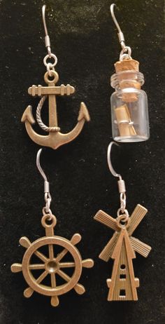 Different Nautical style earrings, can be mixed and matched upon request, just send us a message and let us know! Pirate Earrings, Nautical Earrings, Earrings Ideas, Nautical Style, Pirate Costume, Accessories Ideas, Nautical Fashion, Clever Diy, Style Earrings