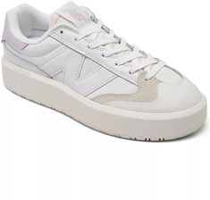 Elevate your casual style with these beige New Balance CT302 sneakers. Perfect for both men and women, these athletic shoes are designed with a platform sole for a trendy touch. The R-width shoe width provides a comfortable fit, while the UK and US shoe sizes of 8.5 make them a perfect fit for most. These New Balance sneakers are the perfect addition to any casual outfit, whether you're running errands or grabbing lunch with friends. The sneaker style and model number, CT302, are sure to turn heads and make a statement. Get ready to step up your shoe game with these stylish and comfortable sneakers.