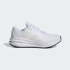 adidas Questar 3 Running Shoes - White | Women's Running | adidas US Running Shoes White, Adidas Womens, Adidas Running Shoes, Womens Running, Best Running Shoes, Adidas Shop, Running Gear, Adidas Running, Latest Sneakers