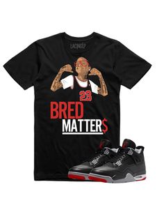 Bred Matters Classic t-shirt and works great for layered streetwear outfits. Thanks to its durable fabric, it maintains sharp lines along the edges and lasts a long time. Black Urban T-shirt For Streetwear, Black Urban Streetwear T-shirt, Black Relaxed Fit T-shirt For Layering, Graphic Print Crew Neck T-shirt For Layering, Layered Streetwear, Black Tee, Classic T Shirts, Jordan, Adult Outfits