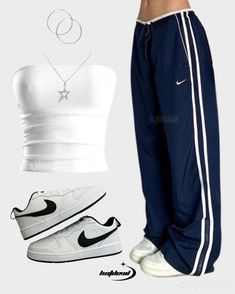 Trendy Outfits For Teens, Mode Kpop, Mein Style, Cute Everyday Outfits, Cute Simple Outfits, Really Cute Outfits, Nike Outfits, Girly Outfits