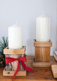 Rustic Wooden Candle Holders - Digital Plans Bring a touch of rustic charm to your home this holiday season with our Rustic Wooden Candle Holders! These digital plans provide detailed, step-by-step instructions to craft your own candle holders, perfect for adding warmth and character to any room. Ideal for Christmas decor or year-round use, these holders are simple yet elegant, designed to hold candles of various sizes. The plans are easy to follow, whether you're a beginner or an experienced wo Christmas Candle Holders Diy, Candle Holders Diy, Lumber Sizes, Farmhouse Candle Holders, Farmhouse Candle, Candle Holder Christmas, Rustic Candle, Rustic Candle Holders, Diy Candle Holders