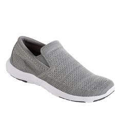 These longtime customer favorites are super-easy to get on and off while providing sneaker-like comfort. This new style features a breathable knit mesh upper for unparalleled comfort. Order regular shoe size. For half sizes not offered, order up to next whole size. Pillow-like EVA footbed adds extra cushioning and is treated to control odor. Stretch goring panels for comfort. Constructed with minimal stitching to reduce irritation. Quick-drying, highly breathable knit mesh upper. High-elasticity Knit Mesh, Casual Sport Shoes, Ll Bean, Sneakers Shoes, L L Bean, Slip On Sneakers, Mens Casual Shoes, On Off, New Shoes