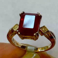 Nwt 4.87 Ct Malagasy Ruby & Zircon Silver Ring. Size 7. Ltd Edit 1 Of 70 Made! See Photo Of Certificate Of Authenticity For All Details Of Gemstones & Metals. If You Have Questions, Please Ask/Comment Here Before Purchase! K 5-26-24 Djb Anniversary Emerald Ring With Vs Clarity, Hallmarked Emerald Cut Ruby Anniversary Ring, Classic Octagon Ruby Ring For Anniversary, Anniversary Ruby Ring With Diamond Accents, Formal Baguette Cut Ruby Ring, Emerald Cut Ruby Ring With Diamond Accents For Anniversary, Yellow Gold Ruby Ring With Vs Clarity, Anniversary Hallmarked Ruby Ring, Swirl Diamond Ring