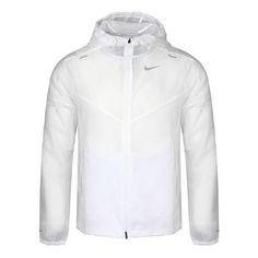 Nike Windrunner Running Jacket 'White' CK6342-100 (Men's) Running Jacket Men, Nike White Sport Coat For Outdoor, White Track Jacket With Pockets For Outdoor, White Outdoor Track Jacket With Pockets, Nike White Windbreaker For Winter, Nike White Winter Windbreaker, Nike Long Sleeve Outerwear For Light Sports, Nike White Long Sleeve Sport Coat, White Functional Sport Coat For Winter