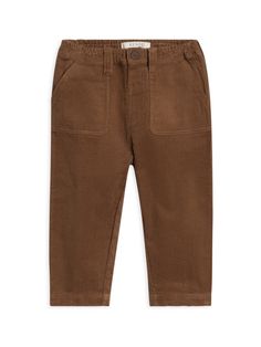 Prepare your little one for autumn and winter with the Kent Corduroy Pants! These versatile pants feature an elastic waistband with a button front for a secure and adjustable fit, along with a faux fly and belt loops for a classic look. Front and back patch pockets add practical storage while stitching details on the seams provide a polished finish. Made from soft corduroy, the Kent Pants offer both comfort and durability, making them perfect for crisp fall days and chilly winter outings. Ideal Pretend Play Costumes, Corduroy Pant, Cozy Pants, Versatile Pants, Winter Family, Baby Outerwear, Baby Bottoms, Fall Days, Stitching Details