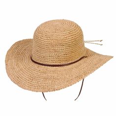 Tuscany Women's Wide Brim Straw Hat | Conner Hats Raffia Sun Hat, American Hat Makers, American Hat, Wide Brim Straw Hat, Summer Straw Hat, Raffia Hat, Hats Women, Wide Brim Sun Hat, Sun Hats For Women