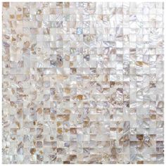 an image of a mosaic tile pattern that looks like it is made out of mother of pearl