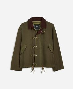 Madewell x Alpha Industries Waxed Cotton Car Coat | Madewell 2024 Color Trends, Fall Fashion Colors, Madewell Jacket, Brown Fall, Car Coat, Vintage Blazer, Brown Coat, Fit Body, Poplin Shirt