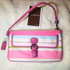 New With Bag Never Used No Tags Coach Wristlet Purse