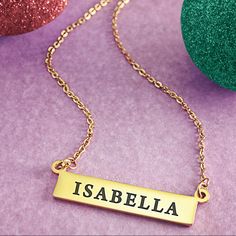 Oh, hey there. Did you know that I was inspired by Jessica Alba's mummy necklace? That's how I got my name: The Jess Name Bar Necklace. My name bar is the perfect place for you to inscribe 1-2 names or a short word. I'm trendy, elegant and look exactly like Jess' necklace. Measurements: Thickness (T) 1.5mm Width (W) 34mm Height (H) 8mm Necklace Measurements, Silver Bar Necklace, Short Words, Gold Bar Necklace, Jessica Alba, Hey There, Bar Necklace, Name Necklace, I Got This