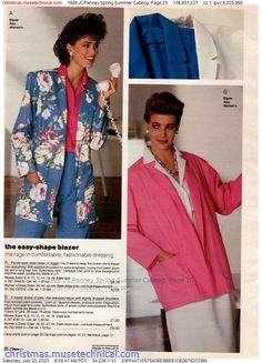 1986 JCPenney Spring Summer Catalog, Page 20 - Catalogs & Wishbooks 80s Catalog, Vintage Inspired Outfits, Fashion Catalogue, 80s Fashion, Classic Style, Vintage Inspired, Outfit Inspirations