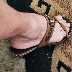 Brown Leather Detailed Thong Kitten Sandals With 1.5" Heel. Comfy Slide On Staple Shoe Pairs With Most Anything. Kitten Sandals, Staple Shoes, Clog Heels, Slide On, Shoes Leather, Womens Shoes Wedges, Mule, Leather Shoes, Clogs