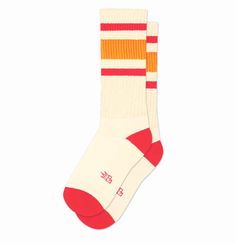 Cindy Retro Gym Sock Gym Socks, Retro Socks, Socks Gym, Retro Gym, Gift Cards & Certificates, Vibrant Style, Decorative Blankets, Neon Orange, Shoe Style