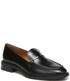 From Sarto by Franco Sarto&#x2C; the Eda Leather Bit Buckle Loafers feature:Leather upperBit buckle detailSlip-on constructionSynthetic liningSynthetic outsoleApprox. 1" stacked block heelImported. Buckle Loafers, Italian Heritage, Franco Sarto, Dillard's, Cobbler, Loafers Men, Flat Shoes Women, Loafer Flats, Block Heels