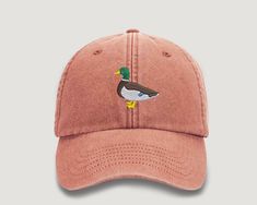 Vintage Duck Embroidered Hat, Comfort Colors Trucker Hat, Cool Bird Design Stich Unisex Baseball Cap, Birthday Dad Hat, Vintage Style Hats We provides the best quality and value when it comes to personalization/customization on clothing products and accessories. We are here to digitize your designs, logos, pictures, and imaginations to various apparels in an attractive way. Hey, its 70% off on our entire stock but its a limited time offer. Don't miss the opportunity to gift your loved one's what they deserve. Your small gestures will make their day memorable We are open for custom orders, just send us a message and we will be there within few minutes. PRODUCT SPECIFICATIONS: - Material: 100% brushed washed cotton. - Vintage style. - 6 panel. - Low profile. - Stitched ventilation eyelets. - Novelty Baseball Cap One Size Fits Most, Novelty Adjustable Cap, Vintage Style Hat, Vintage Duck, Embroidered Hat, Garment Labels, Embroidered Hats, Dad Birthday, Bird Design