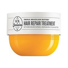 Sol de Janeiro Triple Brazilian Butter Hair Repair Treatment Mask Hair Butter, Hair Repair Treatments, Repair Mask, Heat Styling, Hair Cleanse, Damaged Hair Repair, Hydrating Mask, Frizz Control, Hair Breakage