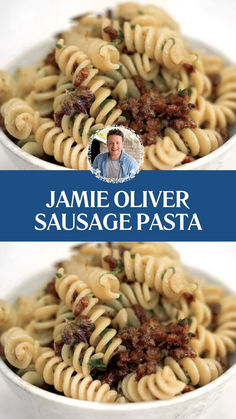 Jamie Oliver Sausage Pasta Jamie Oliver Sausage Pasta, Crispy Sausage, Jamie Oliver Recipes, Pleasing Everyone, Sausage Pasta, Jamie Oliver, Savoury Dishes, Fennel, Tasty Dishes