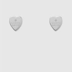 Authentic Sterling Silver Gucci Heart Shaped Earrings. Excellent Condition. Worn Twice. These Were A Gift And Not My Style. Gucci Jewelry, Heart Shaped Earrings, Earrings Color, Heart Shapes, Jewelry Earrings, Women Jewelry, Gucci, My Style, Sterling Silver