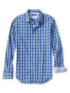 Soft-Wash Three-Tone Check Shirt Classic Washed Collared Tops, Long Sleeve Washed Shirt For Summer, Classic Spread Collar Washed Top, Classic Washed Top With Spread Collar, Classic Washed Tops With Spread Collar, Classic Washed Collared Shirt, Classic Collared Washed Shirt, 60 Minutes, Check Shirt