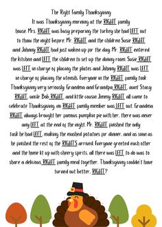 the thanksgiving turkey poem is written in two languages