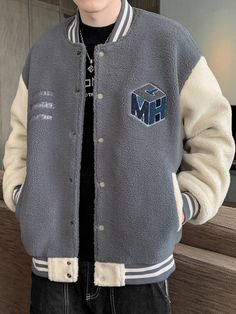 Advbridge Winter Thick Warm Fleece Bomber Jacket men New Fashion Embroidery Print Thermal Windbreaker Coat Casual Baseball Jackets <100% Polyester Fabric> This is China size which is smaller than US/EU/UK/Russia size. China size M = US/EU size XS. Mike height 178cm weight 74kg wear size XXL. Attention!!!> The size chart is for reference only. Due to different measure,may exsit 2-4 cm error,should be acceptable. In order to choose correct size,please contact our customer service. Our professinal Brown Jeans Men, Acronym Clothing, Ripped Baggy Jeans, Baseball Jackets, Sophisticated Fashion, Embroidery Print, Denim Pants Mens, Fashion Embroidery, Mens Fashion Jeans