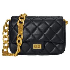 PRICES MAY VARY. Stylish and versatile: The black quilted clutch purse with a gold chain strap, the crossbody purse for women is perfect for weddings and any casual and formal occasions. This crossbody bags for women trendy is made of high quality vegan leather. Compact and lightweight: this women's crossbody purse is ideal for everyday use and can easily fit your essentials. The small purses for women crossbody has 1 main compartment, 1 inner patched pocket, 1 back patched pocket and 1 zipper p Gold Quilted Bag For Formal Occasions, Elegant Quilted Gold Shoulder Bag, Gold Quilted Formal Bag, Elegant Gold Quilted Shoulder Bag, Formal Gold Quilted Bag, Elegant Quilted Clutch Shoulder Bag, Chic Gold Flap Bag With Gold-tone Hardware, Chic Gold Quilted Bag, Elegant Quilted Clutch For Evening