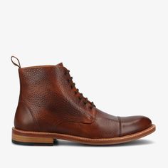 The Rome Boot - Men's Brown Boots | TAFT Mens Brown Boots, Cap Toe Boots, Hiking Boot, The Jack, Boot Accessories, Low Sneakers, Shoe Care, Brown Boots, Boots Men