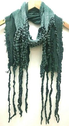 Festival Stall LTD Boho festival Clothing Boho hippy goth emo SEA GREEN dip dye long festival LETTUCE OF LONDON scarf gift Hippy Goth, Green Dip, Green Dips, Hippie Goth, Checked Fabric, Designer Scarf, London Gifts, Designer Scarves, Scarf Gift