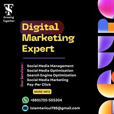 a book cover with the title digital marketing expert