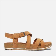 Women's Malibu Waves Ankle-Strap Sandals Timberland Custom, Timberland Premium, Flats Sandals, Saddle Brown, Fashion Sandals, Cami Dress, Ankle Strap Sandals, Leather Working, Strap Sandals