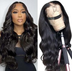 PRICES MAY VARY. 100% Human hair - Glueless Lace Front Wig - Natural feel for a realistic appearance - Effortless styling with versatile options - Secure fit without the need for adhesives - Comfortable wear for extended periods - Seamless blend with your natural hairline - Low-maintenance yet high-quality solution Our Body Wave Lace Front Wigs are made from 100% virgin human hair, sourced from young girls for a soft and healthy feel. The hair is versatile, allowing you to dye, bleach, or curl i Hair For Women, Natural Human Hair, Lace Front Wigs Human Hair, Women's Wigs, Wigs Human Hair, Body Wave Wig, Body Wave Hair, Front Lace Wigs Human Hair, Long Wigs