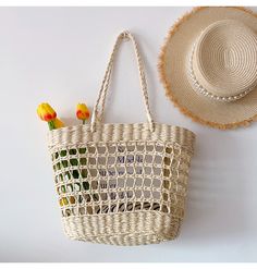 Elena Handbags Straw Beach Tote Basket Spring Travel Beach Bag Made Of Rattan, Eco-friendly Rectangular Open Weave Straw Bag, Eco-friendly Natural Straw Bag, Basket Beach Bag Made Of Natural Fiber For Vacation, Braided Bags For Beach Season, White Straw Beach Bags, Braided Beach Bags For Beach Season, Braided Beach Bags, Beige Crochet Bag For Summer Picnics