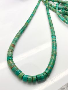 Hi THIS IS WAQAR HASSAN FROM BANGKOK THAILAND I HAVE WHOLESALE AND RETAIL SHOP IN BANGKOK THAILAND BY THE NAME OF LAPIS LAZULI CO.,LTD WHATSAPP +66922260602 FB : LAPISLAZULIHASSAN Beautiful Natural Green kingman Turquoise Heishi Celebration necklace Stone Name - 100% Natural Turquoise Size Small 4-7 mm QUALITY: AAA Grade Country/Region Of Manufacture: Arizona USA Natural : 100% NATURAL Color : DARK green (100% NATURAL) 100% Genuine & Natural Measurements are close to approximations Custom Or Traditional Turquoise Single Strand Jewelry, Southwestern Style Green Single Strand Jewelry, Southwestern Green Single Strand Turquoise Necklace, Southwestern Green Turquoise Necklace With Round Beads, Southwestern Green Turquoise Necklace With Natural Stones, Southwestern Single Strand Green Turquoise Necklace, Artisan Green Turquoise Single Strand Necklace, Green Bohemian Single Strand Turquoise Necklace, Southwestern Single Strand Turquoise Necklace