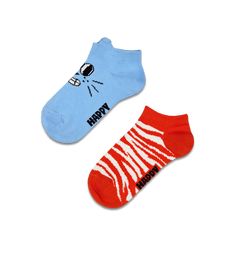 This multipack comes with two socks inspired by our feline friends. These low socks are made from soft and breezy organic combed cotton, and with reinforced toe and heel. 
  
  
The Kids 2-Pack Low Cat Socks bring a playful twist to little ones' footwear. Featuring adorable cat-inspired designs, these fun socks add a touch of whimsy to any outfit. With two pairs to mix and match, kids can express their personality and showcase their love for felines. At Happy Socks, we believe in color, creativi Funky Socks, Fun Socks, Cat Socks, Kids Wardrobe, Novelty Socks, Happy Socks, Kids Socks, Cool Socks, School Days