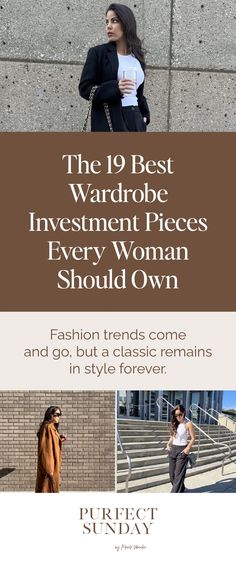 Build Wardrobe Women, Women’s Style 30s, Never Out Of Style, Reliable Clothing Pieces, High Value Woman Wardrobe, Wardrobe Investment Pieces, Versatile Jacket Women, Timeless Pieces Capsule Wardrobe, High Quality Capsule Wardrobe