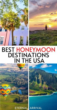 the best honeymoon destinations in the usa