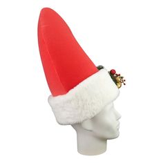 This Giant Santa Hat will definitely make you stand out at your next Party, Hora Loca, Wedding, Corporate Event, Birthday, Quinceanera, or Halloween Party! It can be used as a wedding hats, top hats, photo booth props, or a party favor. Adjustable Christmas Costume Party Accessories, Themed Party Hat For Carnival, Novelty Red Mini Hats For Party, Red Novelty Mini Hats For Party, Novelty Mini Cap Hats For Party, Red Novelty Mini Hats For Parties, Themed Red Party Hat, Fun Party Costume Cap, Novelty Red Hat Costume Accessories