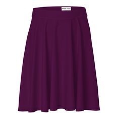 Tyrian Purple Skater Skirt Purple Pleated Maxi Skirt, Elegant Purple Pleated Skirt, Elegant Purple Maxi Skirt, Elegant Purple Pleated Maxi Skirt, Purple Pleated Skirted Bottoms, Purple Pleated Flared Skirt, Purple Flowy Full Skirt, Elegant Purple Full Skirt Bottoms, Elegant Lined Purple Skirt