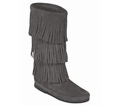 Knee High Moccasins, Black Moccasins, Suede Fringe Boots, Calf High Boots, Shoe Shine, Moccasin Boots, Suede Leather Boots, Fringe Boots, Fall Clothes