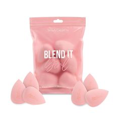 Pink Blend it Girl - BEAUTY CREATIONS Beauty Blender Packaging, Pink Beauty Blender, Beauty Blender Aesthetic, Beauty Blender Pack, Shopping Challenge, Trafford Centre, Grandma House, Dream Vanity, Pink Shopping