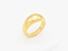 Gold Dome ring made of Gold Vermeil: 18k Gold over Solid 925 Sterling Silver ☞ made to last. Matching Ring - Please ask me Matching Earrings - Please ask me Details: • Gold Dome Ring • Dimensions: Band Width 4mm, Thickness 2.3mm • 18k Gold Vermeil SKU R76010010 Domed Tarnish Resistant Jewelry For Gifts, Tarnish Resistant Domed Jewelry Gift, Tarnish Resistant Wide Band Ring In Fine Jewelry Style, Fine Jewelry Tarnish Resistant Wide Band Ring, Tarnish Resistant Wide Band Fine Jewelry Ring, Tarnish-resistant Wide Band Fine Jewelry Ring, Tarnish-resistant Rounded Jewelry For Anniversary, Gold Domed Promise Ring, Gold Dome Ring