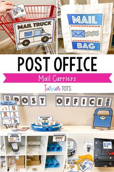 mail carriers are the perfect way to organize your mail and office supplies in this post office